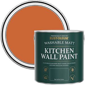 Rust-Oleum Orange Washable Kitchen Wall Paint in Matt Finish Tiger Tea 2.5L Rust-Oleum Orange Washable Kitchen Wall Paint in Matt Finish Tiger Tea 2.5L