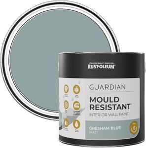 Rust-Oleum Blue Guardian Mould Resistant Wall Paint Gresham Blue 2.5L Rust-Oleum Blue Guardian Mould Resistant Wall Paint Gresham Blue 2.5L