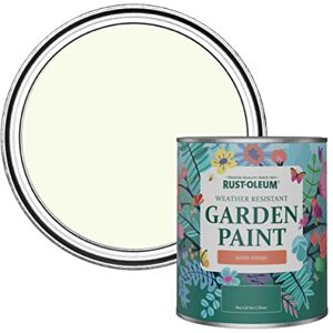 Rust-Oleum Green Mould-Resistant Garden Paint In Satin Finish Apple Blossom 750ml Rust-Oleum Green Mould-Resistant Garden Paint In Satin Finish Apple Blossom 750ml