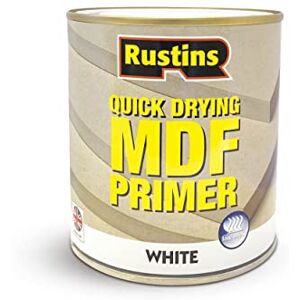 RUSTINS Quick Drying MDF White Primer 500ml-Quick-Drying, Smooth Finish Primer for Bare MDF Wood and Interior Surfaces; Excellent Adhesion; Seals and Prepares for Painting RUSTINS Quick Drying MDF White Primer 500ml-Quick-Drying, Smooth Finish Primer for Bare MDF Wood and Interior Surfaces; Excellent Adhesion; Seals and Prepares for Painting