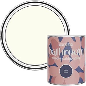 Rust-Oleum Off White Moisture Resistant Bathroom Wood and Cabinet Paint in Gloss Finish Antique White 750ml Rust-Oleum Off White Moisture Resistant Bathroom Wood and Cabinet Paint in Gloss Finish Antique White 750ml