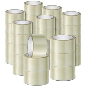 Stick Well 36 Rolls Clear Parcel Tape, 48mm X 66m, Strong Heavy Duty & Low Noise Packing Tape for Packing Boxes, Moving Boxes, and Secure Packaging Stick Well 36 Rolls Clear Parcel Tape, 48mm X 66m, Strong Heavy Duty & Low Noise Packing Tape for Packing Boxes, Moving Boxes, and Secure Packaging