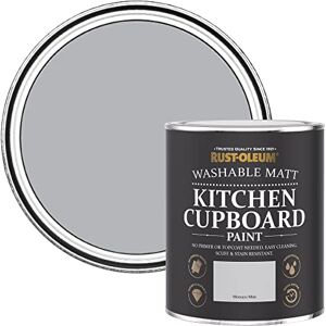 Rust-Oleum Grey Kitchen Cupboard Paint in Matt Finish Monaco Mist 750ml Rust-Oleum Grey Kitchen Cupboard Paint in Matt Finish Monaco Mist 750ml