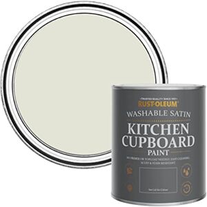 Rust-Oleum Beige Scrubbable Kitchen Cupboard Paint in Satin Finish Portland Stone 750ml Rust-Oleum Beige Scrubbable Kitchen Cupboard Paint in Satin Finish Portland Stone 750ml