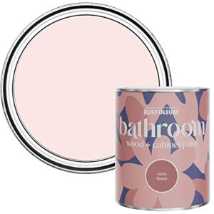 Rust-Oleum Pink Moisture Resistant Bathroom Wood and Cabinet Paint in Satin Finish Strawberry Vanilla 750ml Rust-Oleum Pink Moisture Resistant Bathroom Wood and Cabinet Paint in Satin Finish Strawberry Vanilla 750ml