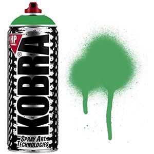 KOBRA HP High Pressure Spray Paint 400ml Can – Professional Grade 100% Acrylic Formula with Matte Finish for Graffiti, Street Art, Crafts & Multi-Surface Use (1340 Bullfrog) KOBRA HP High Pressure Spray Paint 400ml Can – Professional Grade 100% Acrylic Formula with Matte Finish for Graffiti, Street Art, Crafts & Multi-Surface Use (1340 Bullfrog)