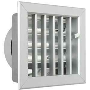 La Ventilazione GCSIAL1615120 Built-in Ventilation Grille for fireplaces, Aluminium, 160 x 150 mm La Ventilazione GCSIAL1615120 Built-in Ventilation Grille for fireplaces, Aluminium, 160 x 150 mm
