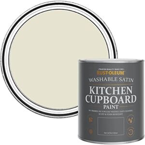 Rust-Oleum Grey Scrubbable Kitchen Cupboard Paint in Satin Finish Oyster 750ml Rust-Oleum Grey Scrubbable Kitchen Cupboard Paint in Satin Finish Oyster 750ml