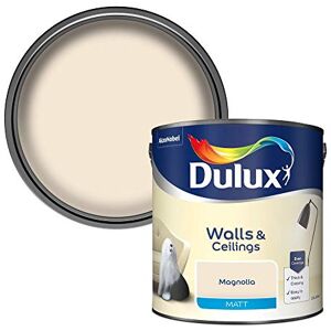 Dulux Matt Emulsion Paint For Walls And Ceilings - Magnolia 2.5 Litres