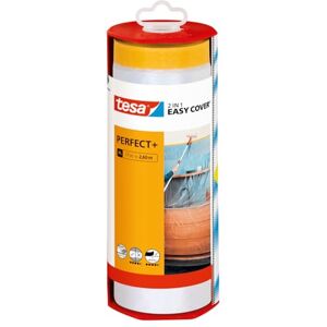 tesa UK tesa Easy Cover Perfect+ Dispenser XL 2in1 masking film with Washi tape and dispenser for clean, precise cuts with blade cover 17 m x 2.60 m tesa UK tesa Easy Cover Perfect+ Dispenser XL 2in1 masking film with Washi tape and dispenser for clean, precise cuts with blade cover 17 m x 2.60 m