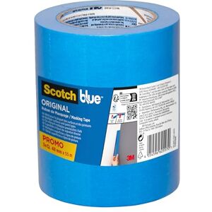 ScotchBlue Multi-Surface Masking Tape, 3 Rolls, 48 mm x 55 m Scotch Adhesive Blue Painters Tape, For Painting and Decorating, Indoor & Outdoor, Sticks Well, 100percent PEFC ScotchBlue Multi-Surface Masking Tape, 3 Rolls, 48 mm x 55 m Scotch Adhesive Blue Painters Tape, For Painting and Decorating, Indoor & Outdoor, Sticks Well, 100percent PEFC