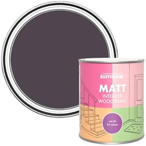 Rust-Oleum Purple Interior Wood Paint in Matt Finish Grape Soda 750ml Rust-Oleum Purple Interior Wood Paint in Matt Finish Grape Soda 750ml