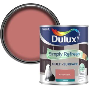 Dulux Simply Refresh Multi Surface Eggsgell Paint Coral Charm 750ML Dulux Simply Refresh Multi Surface Eggsgell Paint Coral Charm 750ML