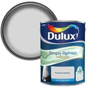 Dulux Simply Refresh One Coat Matt Emulsion Paint Polished Pebble 5L Dulux Simply Refresh One Coat Matt Emulsion Paint Polished Pebble 5L