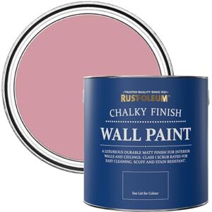 Rust-Oleum Pink Wall and Ceiling Paint in a Chalky Matt Finish Dusky Pink 2.5L Rust-Oleum Pink Wall and Ceiling Paint in a Chalky Matt Finish Dusky Pink 2.5L