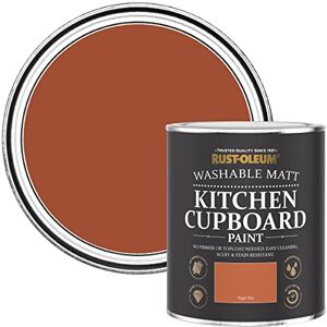 Rust-Oleum Orange Kitchen Cupboard Paint in Matt Finish Tiger Tea 750ml Rust-Oleum Orange Kitchen Cupboard Paint in Matt Finish Tiger Tea 750ml