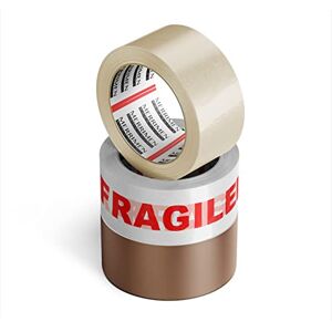 Merrimen Strong Heavy Duty Mixed Roll Pack Packaging Tape Secure Sticky Sealing Tape for Parcel Boxes, Moving Boxes, Large Postal Bags for long term storage (48MM x 66M) (3 rolls, Mixed) Merrimen Strong Heavy Duty Mixed Roll Pack Packaging Tape Secure Sticky Sealing Tape for Parcel Boxes, Moving Boxes, Large Postal Bags for long term storage (48MM x 66M) (3 rolls, Mixed)