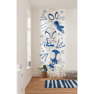 Komar Non-Woven Photo Wallpaper Marvel Spidey and His Amazing Friends Blue Lines Size 100 x 250 cm Children's Bedroom Wallpaper Komar Non-Woven Photo Wallpaper Marvel Spidey and His Amazing Friends Blue Lines Size 100 x 250 cm Children's Bedroom Wallpaper