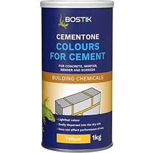 Bostik Colours for Cement Yellow 1kg For Concrete, Mortar, Render and Screeds Available in 5 Intermixable Colours For Interior and Exterior Use Bostik Colours for Cement Yellow 1kg For Concrete, Mortar, Render and Screeds Available in 5 Intermixable Colours For Interior and Exterior Use