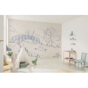 Komar Non-Woven Photo Wallpaper Disney Winnie The Pooh Blue Ink Size 350 x 250 cm Children's Wallpaper Komar Non-Woven Photo Wallpaper Disney Winnie The Pooh Blue Ink Size 350 x 250 cm Children's Wallpaper