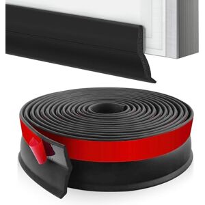 Woobroo 3m Garage Door Seal, Draught Excluder for Doors, Self-Adhesive Rubber Draught Excluder for Weather and Dust Protection Woobroo 3m Garage Door Seal, Draught Excluder for Doors, Self-Adhesive Rubber Draught Excluder for Weather and Dust Protection