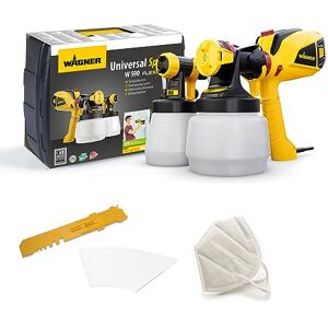 Wagner Universal Sprayer W 590 FLEXiO Electric Paint Sprayer for Wall & Ceiling/Wood & Metal paint interior and exterior usage, covers 15m² 6 min, 1300 ml/ 800 ml capacity, 630 W Wagner Universal Sprayer W 590 FLEXiO Electric Paint Sprayer for Wall & Ceiling/Wood & Metal paint interior and exterior usage, covers 15m² 6 min, 1300 ml/ 800 ml capacity, 630 W