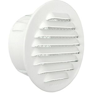 La Ventilazione The gta80rb-y Ventilation Grill Round Recessed, Aluminium Varnished White La Ventilazione The gta80rb-y Ventilation Grill Round Recessed, Aluminium Varnished White