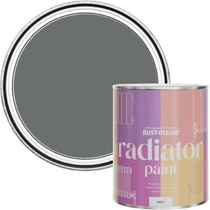 Rust-Oleum Heat-Resistant Radiator Paint in Matt Finish Ouseburn 750ml Rust-Oleum Heat-Resistant Radiator Paint in Matt Finish Ouseburn 750ml