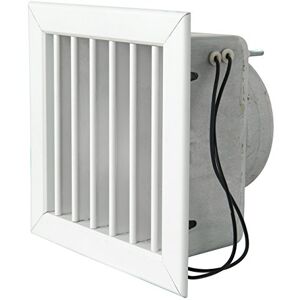 La Ventilazione The Ventilation gcmib1615100-y gcmib1615100 Grill for Fireplaces with Varnished elettroventola, Aluminium 160 X 160 mm, White La Ventilazione The Ventilation gcmib1615100-y gcmib1615100 Grill for Fireplaces with Varnished elettroventola, Aluminium 160 X 160 mm, White