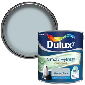 Dulux Simply Refresh One Coat Matt Emulsion Paint Coastal Grey 2.5L Dulux Simply Refresh One Coat Matt Emulsion Paint Coastal Grey 2.5L