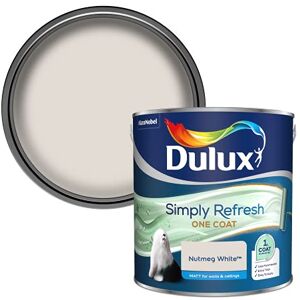 Dulux Simply Refresh Matt Emulsion Paint Nutmeg White 2.5L 5382891 Dulux Simply Refresh Matt Emulsion Paint Nutmeg White 2.5L 5382891