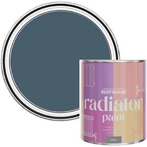 Rust-Oleum Blue Heat Resistant Radiator Paint in Satin Finish Blueprint 750ml Rust-Oleum Blue Heat Resistant Radiator Paint in Satin Finish Blueprint 750ml