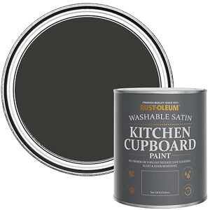 Rust-Oleum Black Scrubbable Kitchen Cupboard Paint in Satin Finish Dark Magic 750ml Rust-Oleum Black Scrubbable Kitchen Cupboard Paint in Satin Finish Dark Magic 750ml