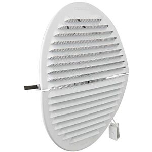 La Ventilazione GABDF200R Ventilation Grille Round Aluminium Painted White with Insect Net Diameter 235 mm La Ventilazione GABDF200R Ventilation Grille Round Aluminium Painted White with Insect Net Diameter 235 mm