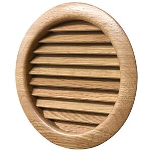 La Ventilazione LGRS125QL Griglia di Ventilazione Tonda in Legno quercia laccata Round Wooden Ventilation Grille for Installation, Painted Oak, per fori ø 125 mm La Ventilazione LGRS125QL Griglia di Ventilazione Tonda in Legno quercia laccata Round Wooden Ventilation Grille for Installation, Painted Oak, per fori ø 125 mm