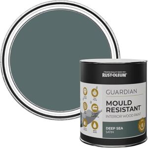 Rust-Oleum Green Guardian Mould Resistant Interior Wood Paint in Satin Finish Deep Sea 750ml Rust-Oleum Green Guardian Mould Resistant Interior Wood Paint in Satin Finish Deep Sea 750ml