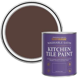 Rust-Oleum Red water resistant Kitchen Tile Paint in Satin Finish Valentina 750ml Rust-Oleum Red water resistant Kitchen Tile Paint in Satin Finish Valentina 750ml