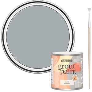 Rust-Oleum Grey Ultra-Durable Grout Paint Mineral Grey 250ml Rust-Oleum Grey Ultra-Durable Grout Paint Mineral Grey 250ml
