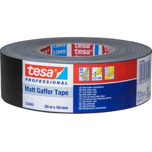 tesa UK Tesa® reg; Gaffer Adhesive Tape 50 m x 50 mm Black (Matte) tesa UK Tesa® reg; Gaffer Adhesive Tape 50 m x 50 mm Black (Matte)