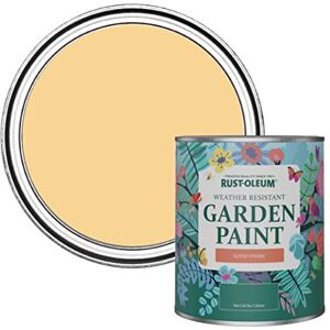 Rust-Oleum Yellow Mould-Resistant Garden Paint In Satin Finish Mustard 750ml Rust-Oleum Yellow Mould-Resistant Garden Paint In Satin Finish Mustard 750ml