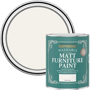 Rust-Oleum White Furniture Paint in Matt Finish Chalk White 750ml Rust-Oleum White Furniture Paint in Matt Finish Chalk White 750ml