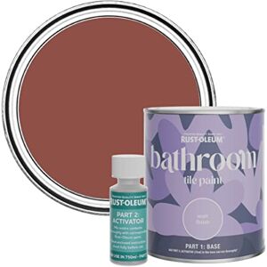 Rust-Oleum Red Water-Resistant Bathroom Tile Paint in Matt Finish Fire Brick 750ml Rust-Oleum Red Water-Resistant Bathroom Tile Paint in Matt Finish Fire Brick 750ml