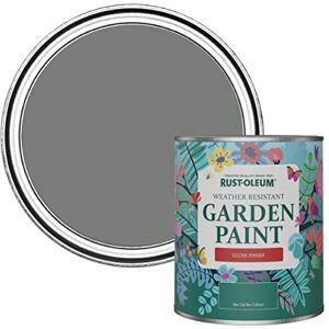 Rust-Oleum Grey Mould-Resistant Garden Paint In Gloss Finish Torch Grey 750ml Rust-Oleum Grey Mould-Resistant Garden Paint In Gloss Finish Torch Grey 750ml