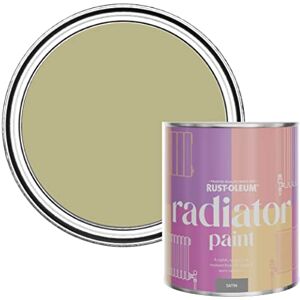 Rust-Oleum Green Heat Resistant Radiator Paint in Satin Finish Sage Green 750ml Rust-Oleum Green Heat Resistant Radiator Paint in Satin Finish Sage Green 750ml