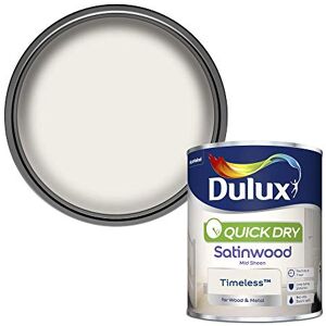 Dulux Quick Dry Satinwood Paint For Wood And Metal Timeless 750 ml Dulux Quick Dry Satinwood Paint For Wood And Metal Timeless 750 ml