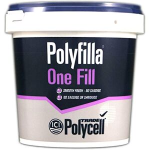 POLYCELL Polyfilla Trade One Fill 1 Litre, White POLYCELL Polyfilla Trade One Fill 1 Litre, White