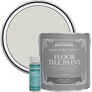 Rust-Oleum Grey Washable Matt Floor Tile Paint Bare Birch 2.5L Rust-Oleum Grey Washable Matt Floor Tile Paint Bare Birch 2.5L