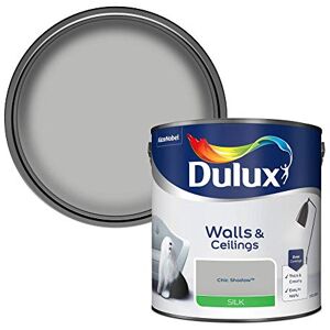 Dulux 500007 Silk Emulsion Paint For Walls And Ceilings Chic Shadow 2. 5 Litres Dulux 500007 Silk Emulsion Paint For Walls And Ceilings Chic Shadow 2. 5 Litres