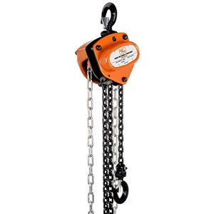 SuperHandy Manual Chain Block Hoist Come Along 1/2 TON 1100 LBS Cap 10FT Lift 2 Heavy Duty Hooks Commercial Grade Steel for Lifting Pulling Construction Building Garage Warehouse Automotive Machinery SuperHandy Manual Chain Block Hoist Come Along 1/2 TON 1100 LBS Cap 10FT Lift 2 Heavy Duty Hooks Commercial Grade Steel for Lifting Pulling Construction Building Garage Warehouse Automotive Machinery