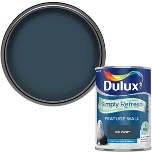 Dulux Simply Refresh Feature Wall Matt Emulsion Paint, 5569242, Ink Well 1.25 L Dulux Simply Refresh Feature Wall Matt Emulsion Paint, 5569242, Ink Well 1.25 L